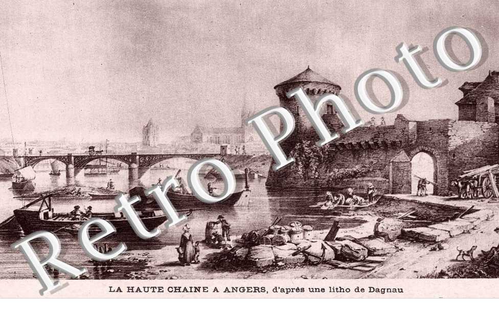 LA HAUTE CHAINE - LITHO DE DAGNAU