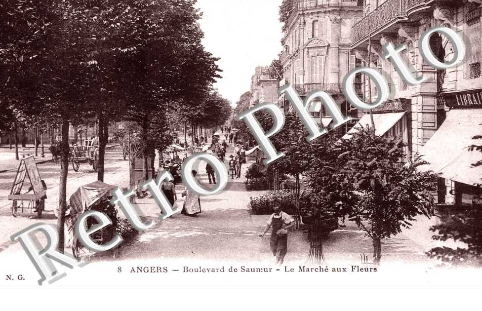 Boulevard de Saumur Le marche aux fleurs