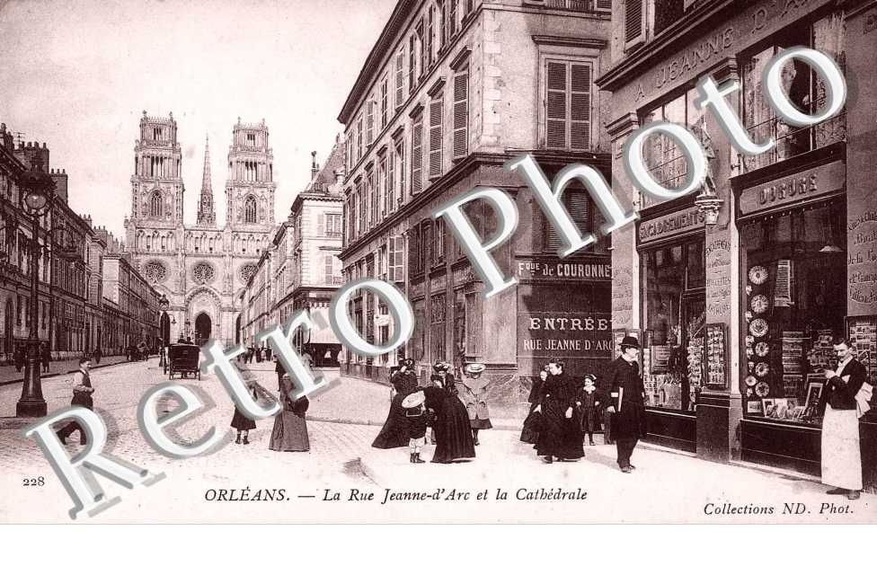 la rue Jeanne d&#039;Arc et la Cathedrale