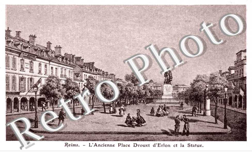 L&#039;ANCIENNE PLACE DROUET D&#039;ERLON (DESSIN)