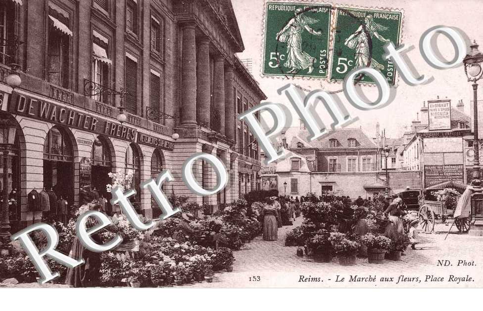 le marche aux fleurs, place Royale