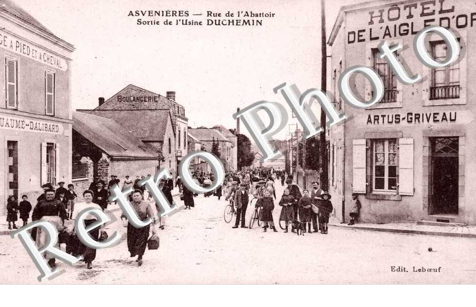 rue de l&#039;abattoir - sortie de l&#039;usine Duchemin