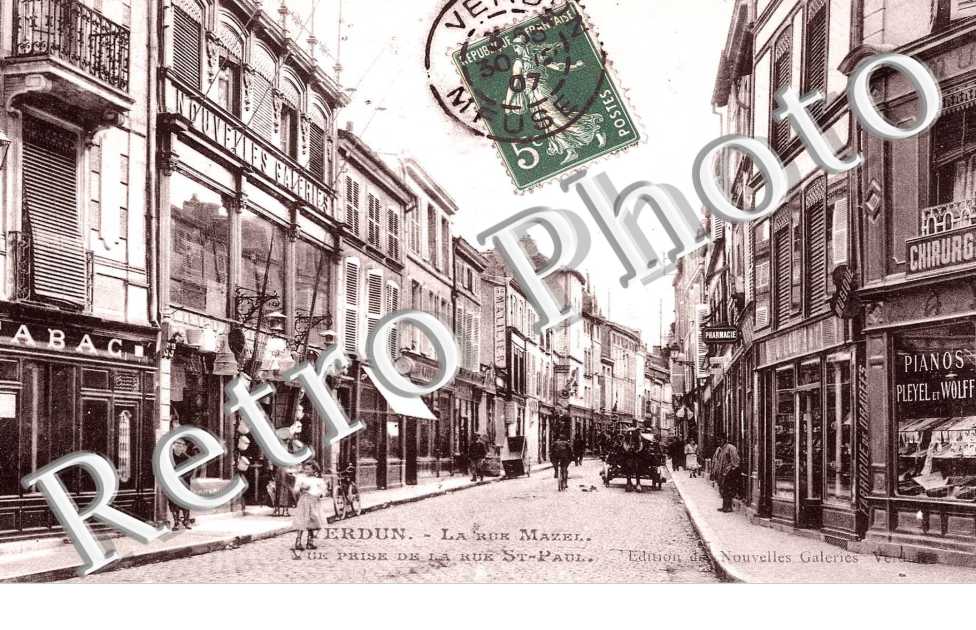 la rue Mazel - vue prise de la rue Saint Paul