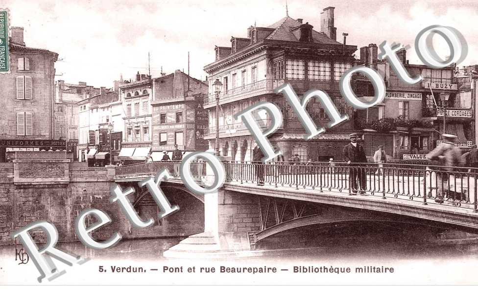 pont et rue Beaurepaire - Bibliotheque militaire