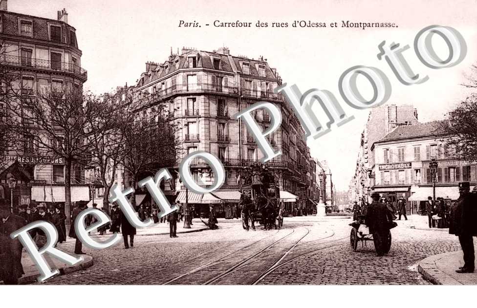 CARREFOUR DES RUES D&#039;ODESSA ET MONTPARNASSE