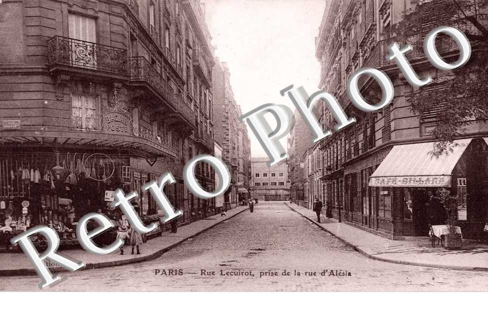 RUE LECUIROT prise de la rue d&#039;Alesia