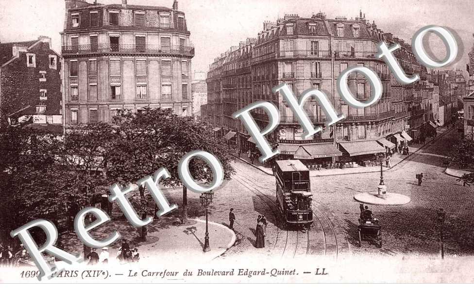 LA CARREFOUR DU BOULEVARD EDGARD QUINET