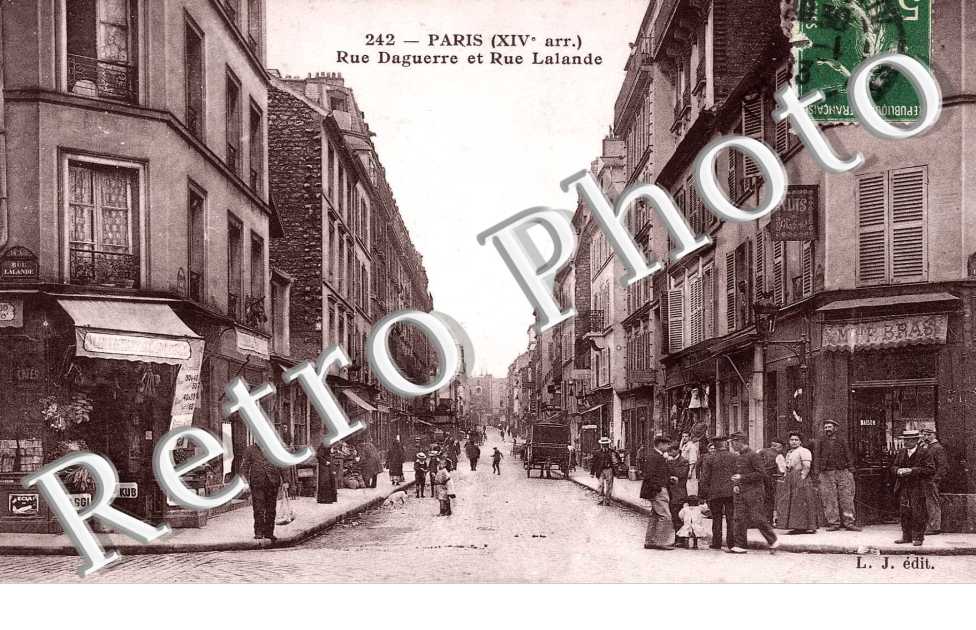 rue Daguerre et rue Lalande