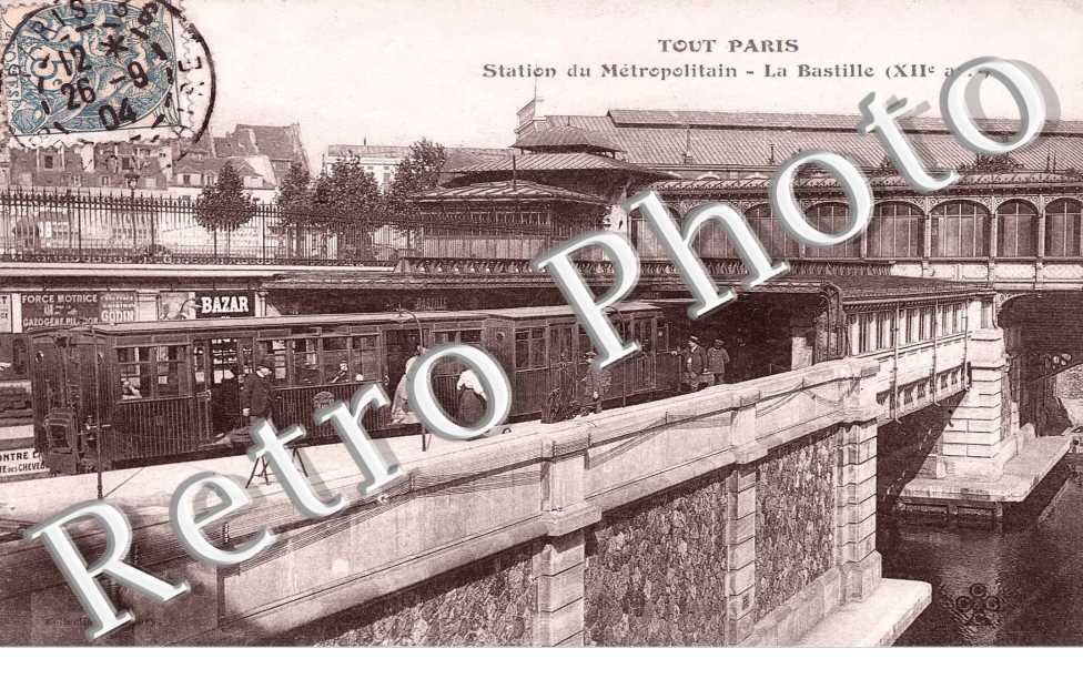 Station du Metropolitain, la Bastille