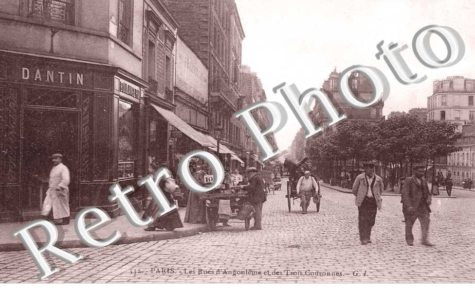 les rues d'Angouleme et des Trois Couronnes