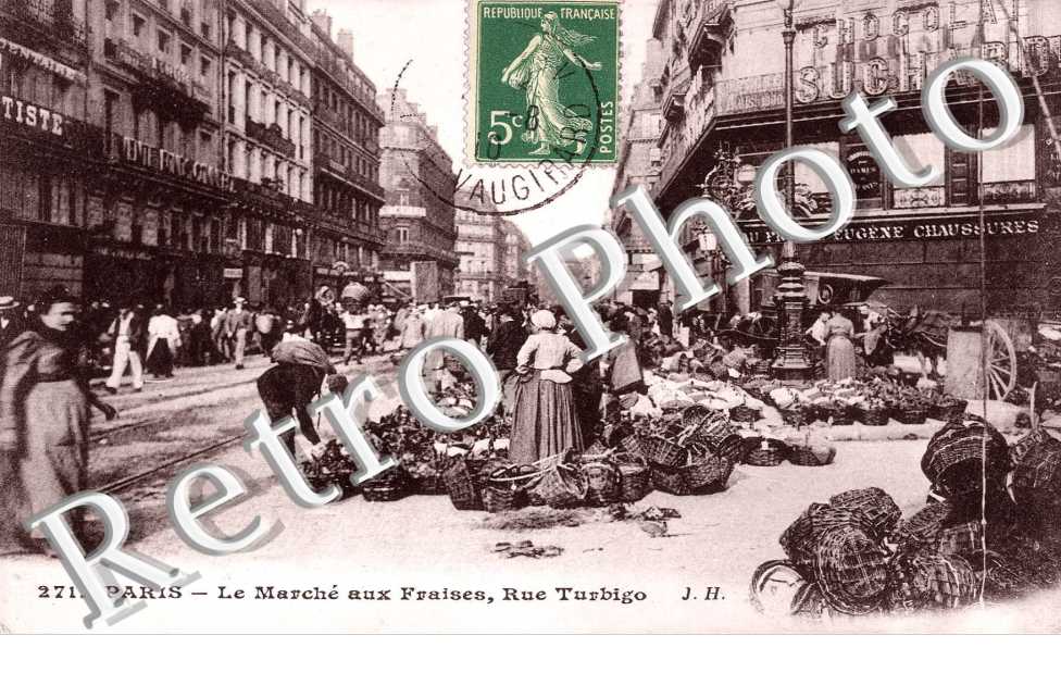 le marche aux fraises, Rue Turbigo
