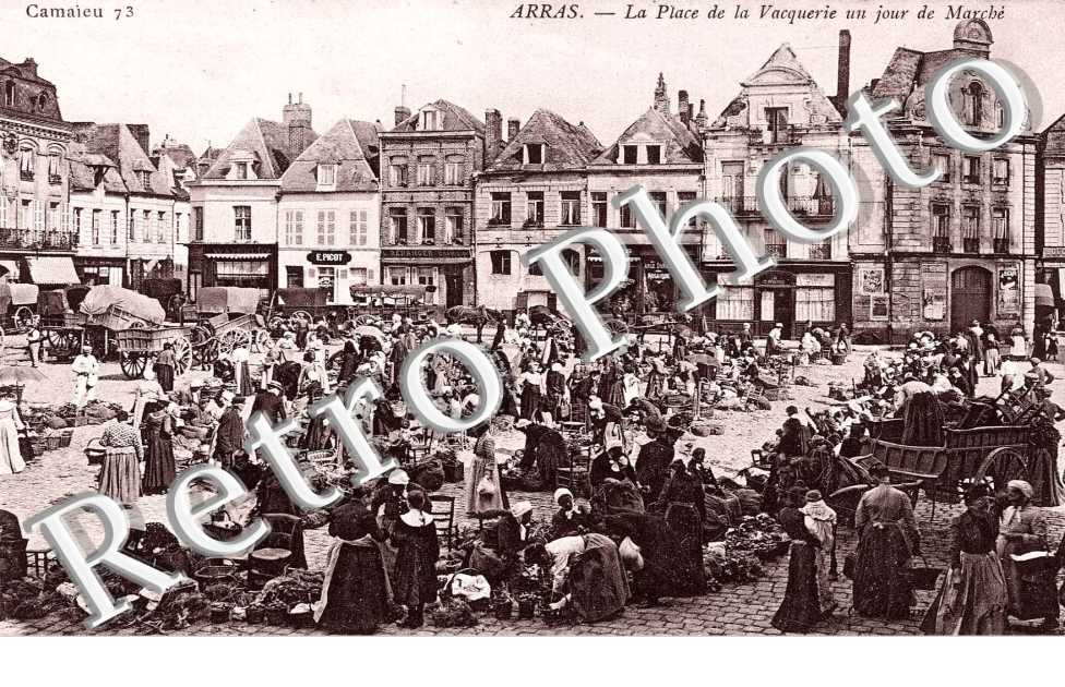 La place de la Vacquerie un jour de marche