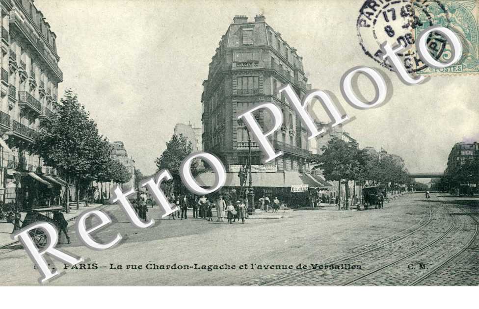Rue Chardon-Lagache et avenue de Versailles