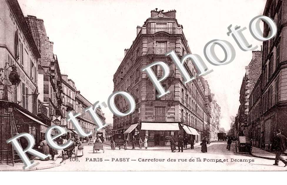 PASSY - CARREFOUR DES RUES DE LA POMPE ET DECAMPS