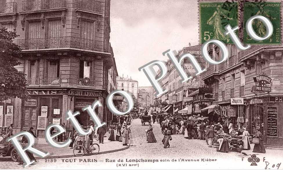 Rue de Longchamps coin de l&#039;avenue Kleber
