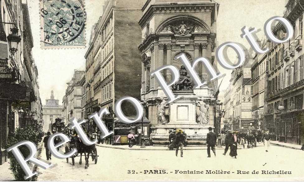 FONTAINE MOLIERE - RUE DE RICHELIEU