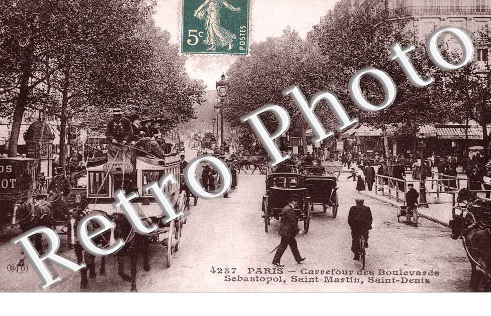 CARREFOUR DES BOULEVARDS SEBASTOPOL  SAINT MARTIN  ET SAINT DENIS