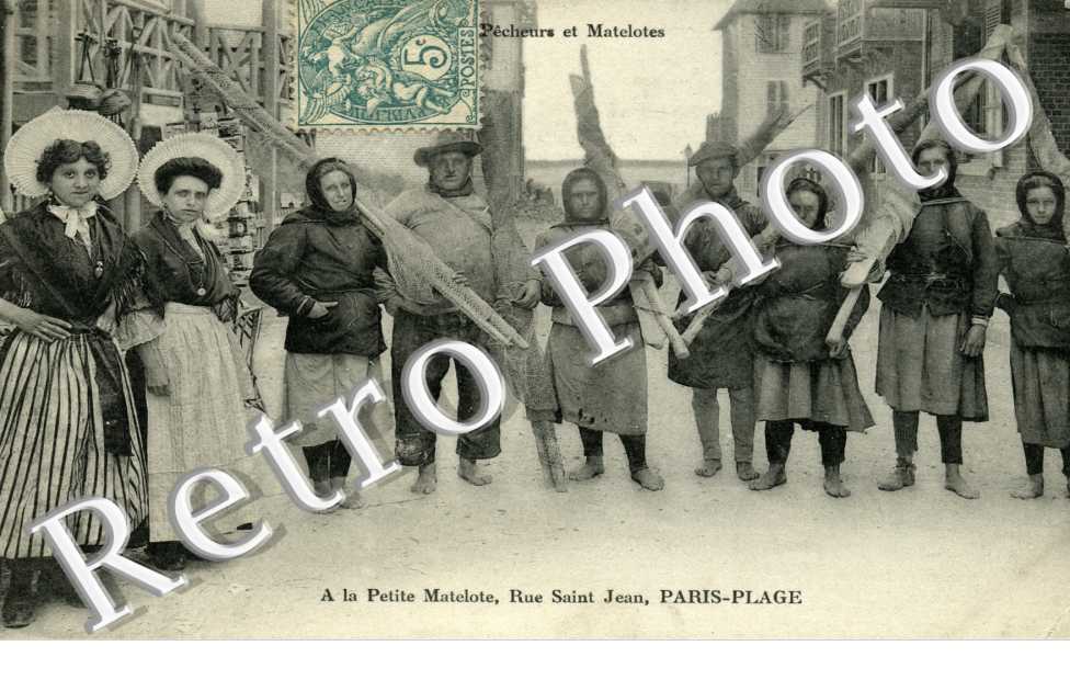 PARIS-PLAGE Pecheurs et matelotes