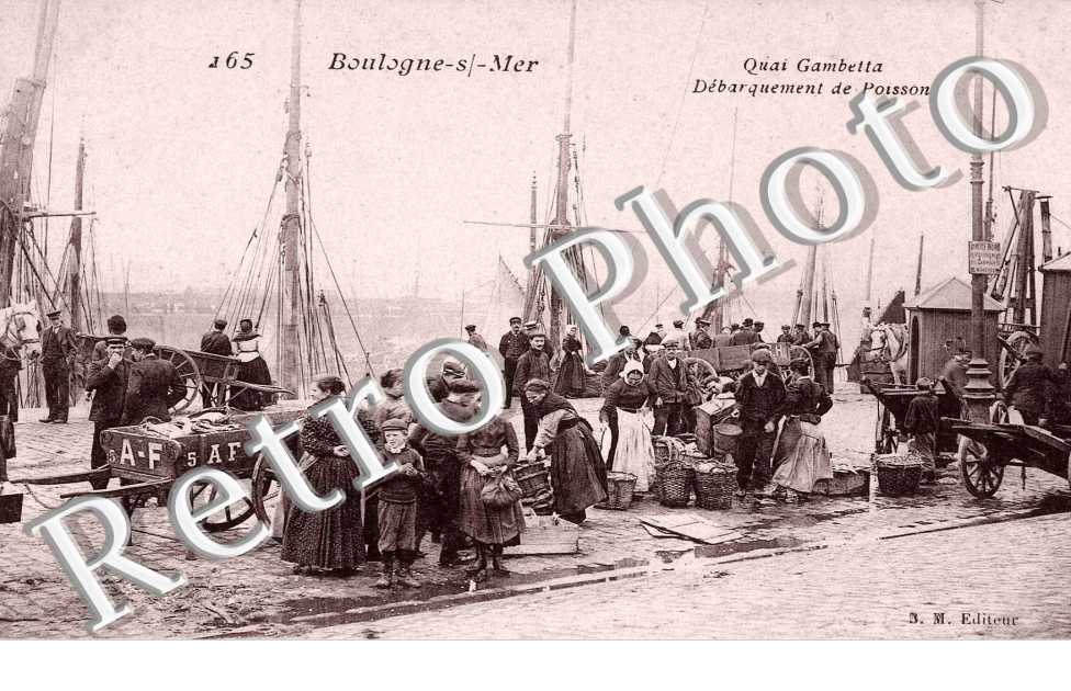 quai Gambetta, debarquement de poisson