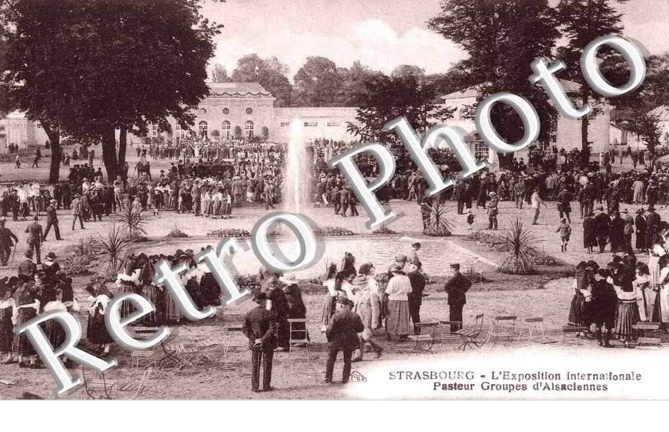 Exposition Internationale Pasteur Groupe d'Alsaciennes
