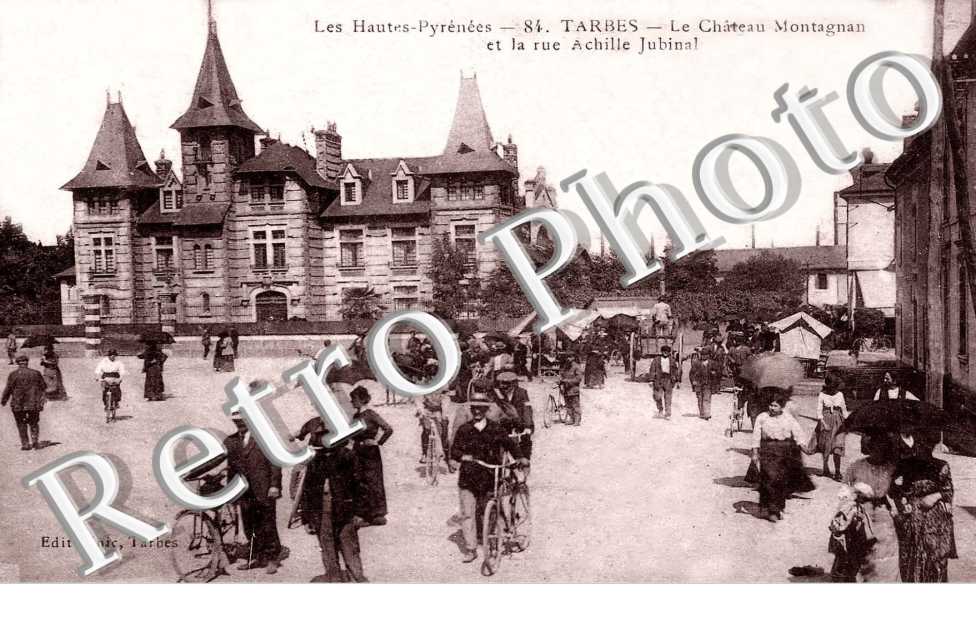 LE CHATEAU MONTAGNAN ET LA RUE ACHILLE JUBINAL