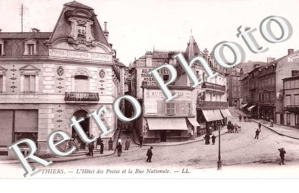 L&#039;HOTEL DES POSTES ET LA RUE NATIONALE