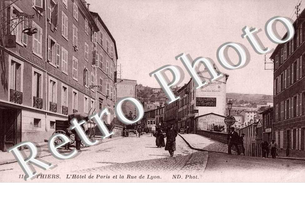 L&#039;HOTEL DE PARIS ET LA RUE DE LYON