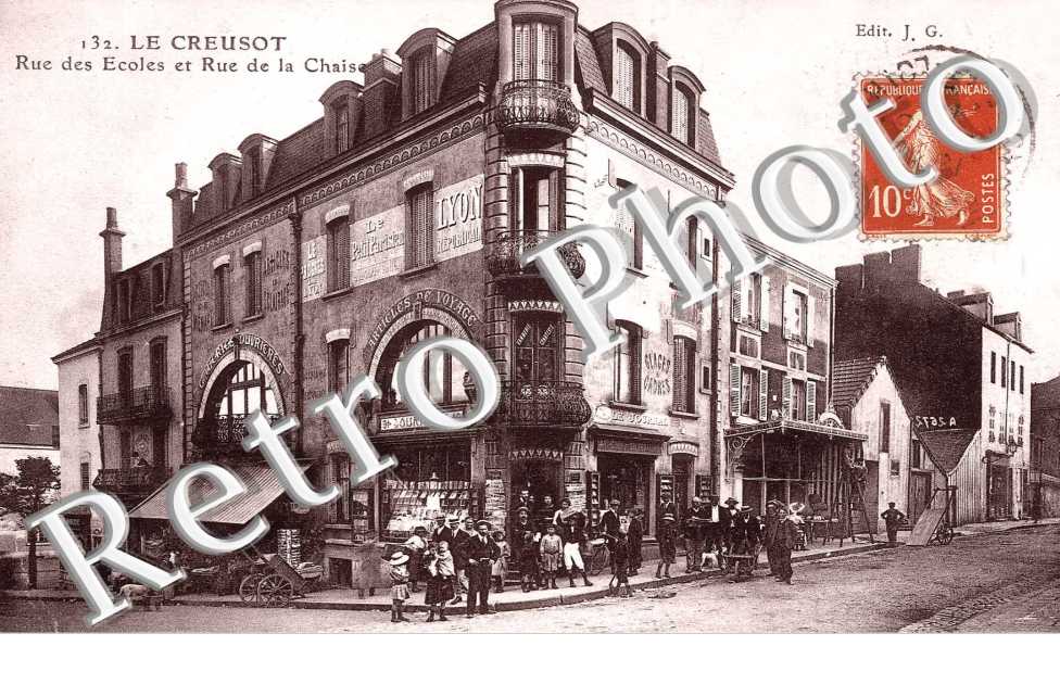 Rue des ecoles et rue de la chaise
