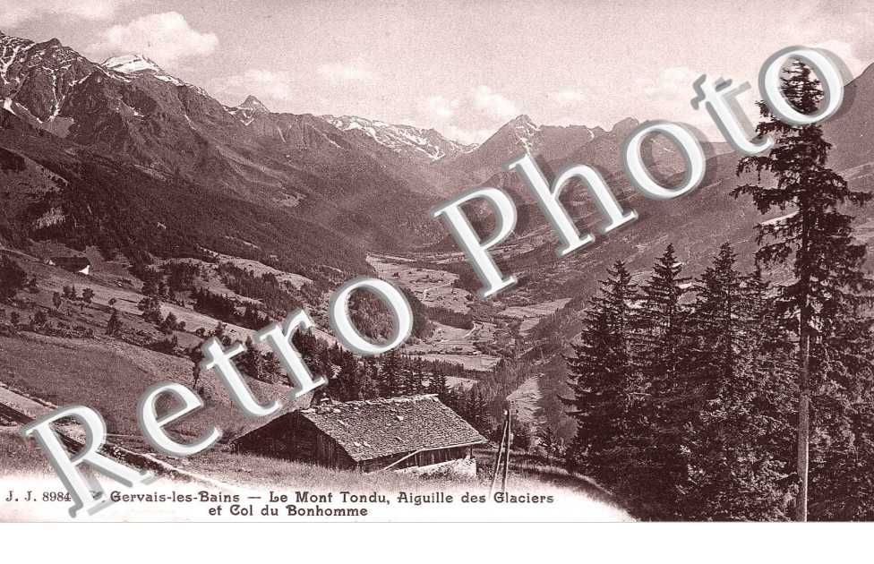 LE MONT TONDU aiguille des Glaciers et Col du Bonhomme