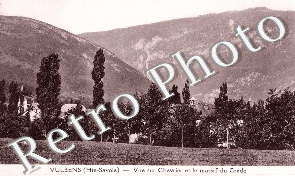 Vue sur Chevrier et le Massif du Credo