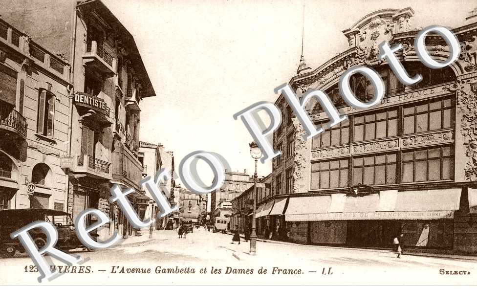 Avenue Gambetta et les Dames de France