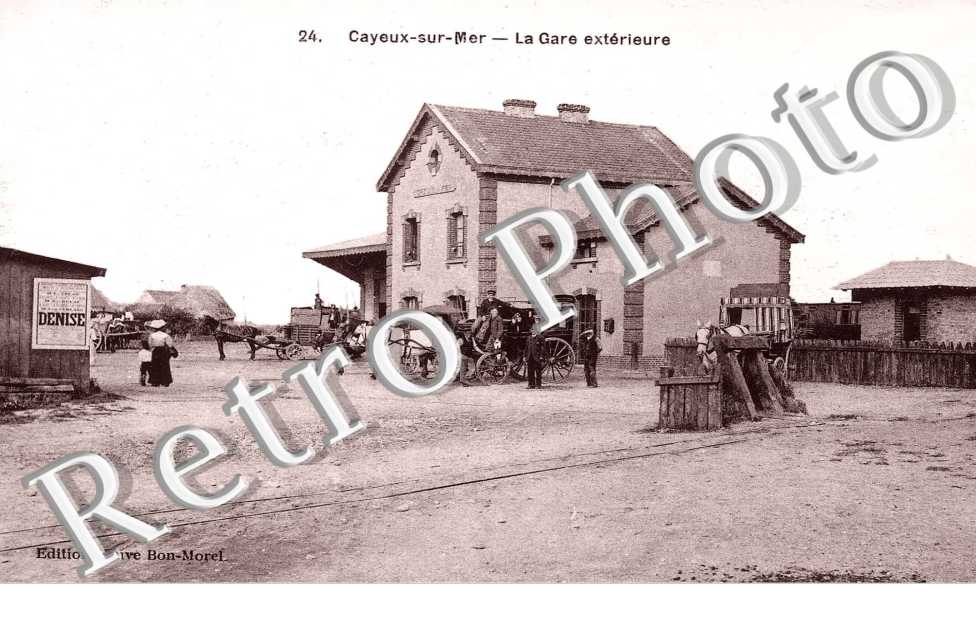 La gare exterieure - attelages de chevaux