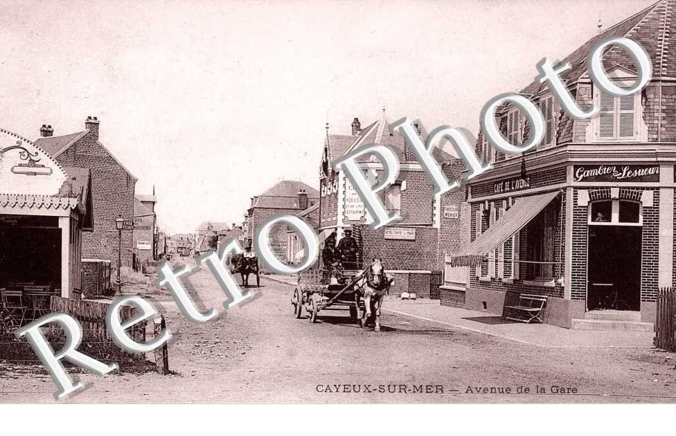 Avenue de la gare - attelage de cheval
