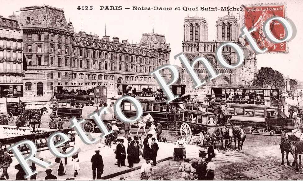 NOTRE DAME ET QUAI SAINT MICHEL