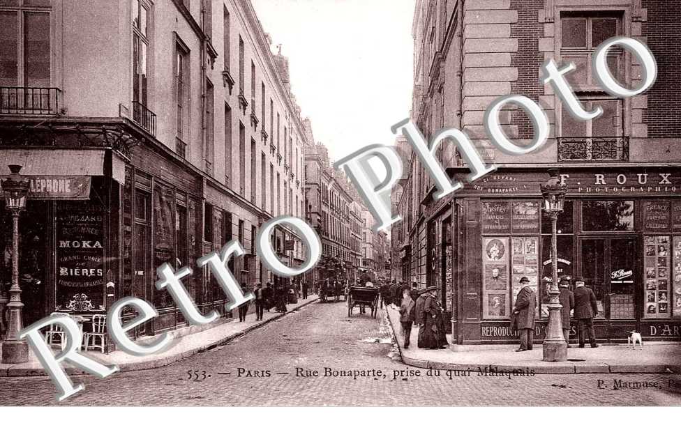rue Bonaparte prise du quai Malaquais