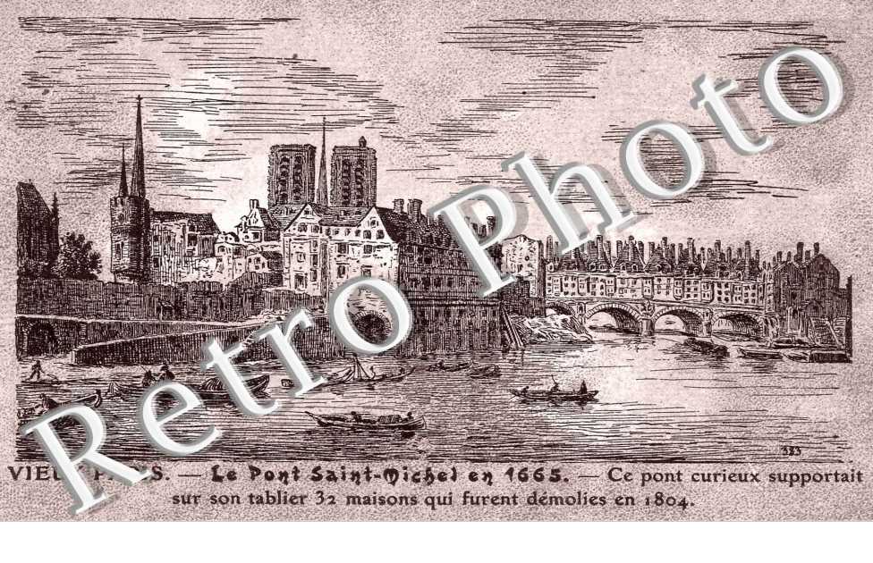 PONT SAINT MICHEL EN 1665