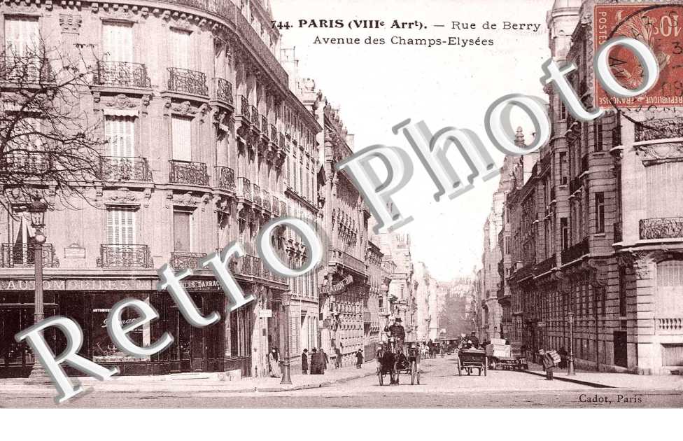 RUE DE BERRY avenue des champs Elysees