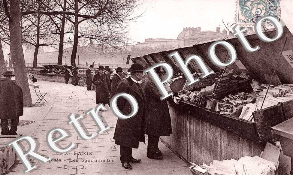 Sur les quais, les bouquinistes