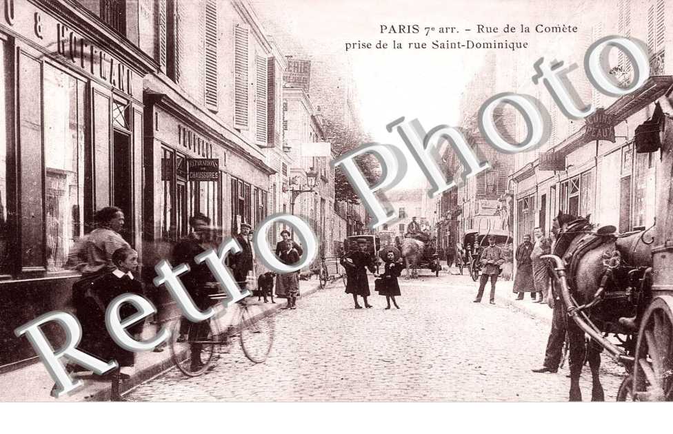RUE DE LA COMETE pise de la rue Saint-Dominique