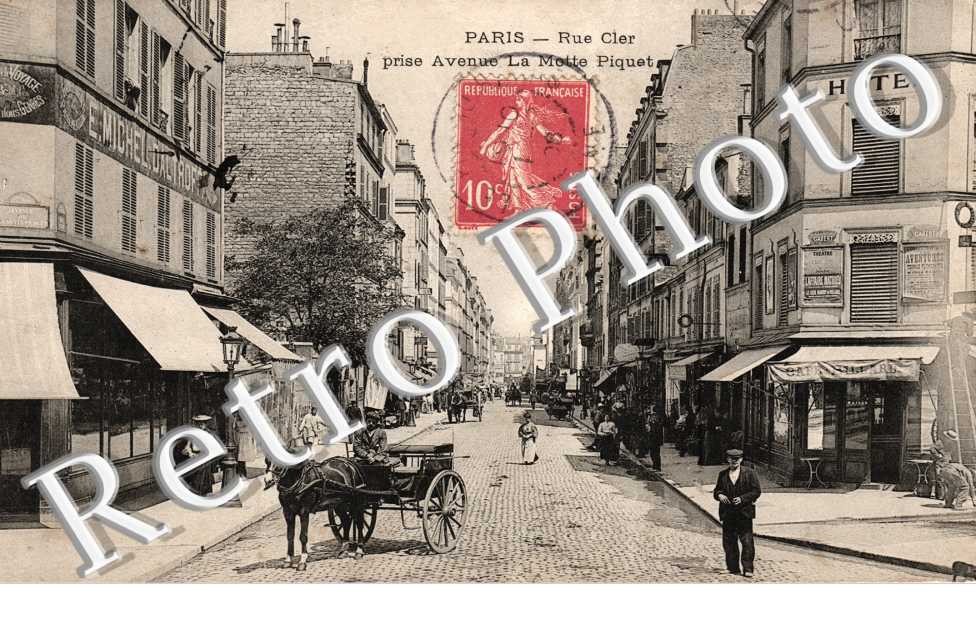 RUE CLER prise avenue La Motte Piquet