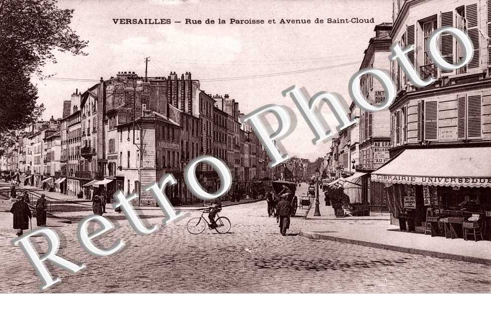 Rue de la Paroisse et avenue de Saint-Cloud