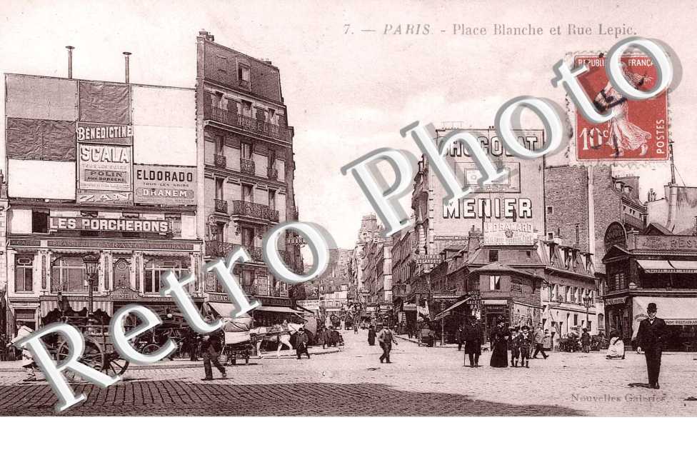PLACE BLANCHE ET RUE LEPIC