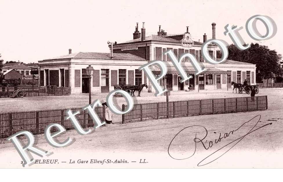 La gare Elbeuf-St-Aubin