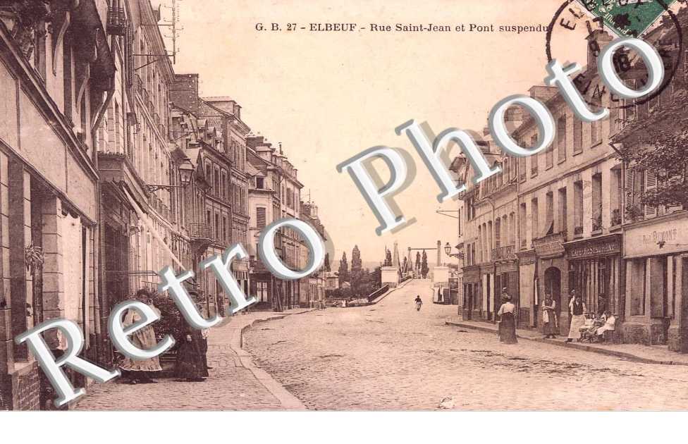 RUE SAINT JEAN ET PONT SUSPENDU