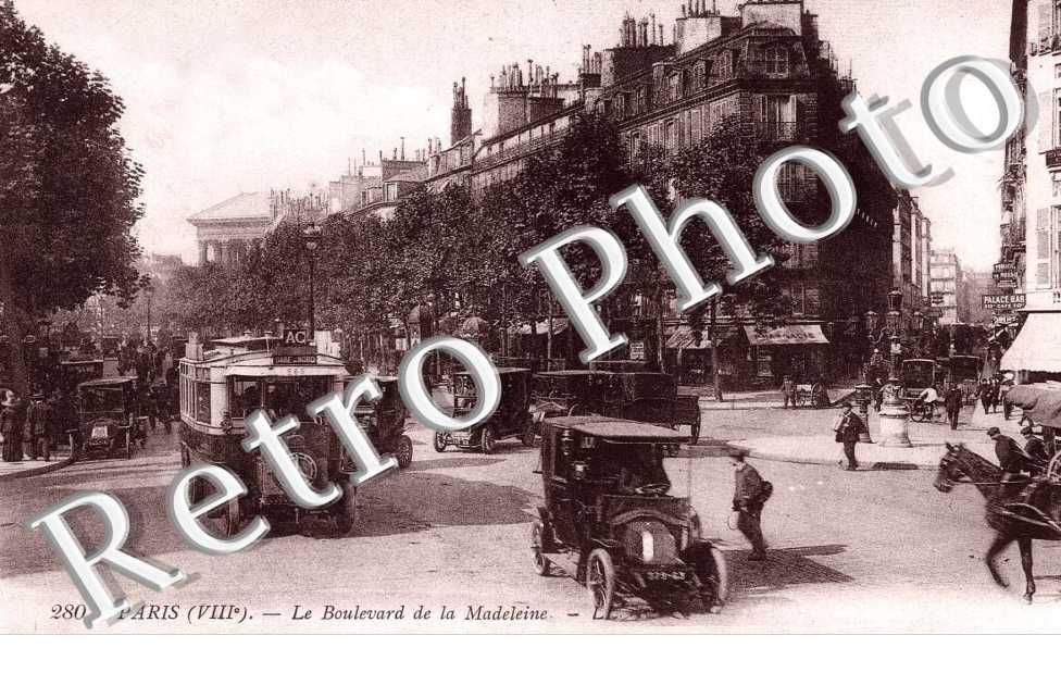 LE BOULEVARD DE LA MADELEINE