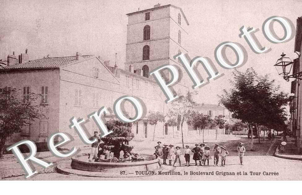 Mourillon Le boulevard Grignan et la tour Carree