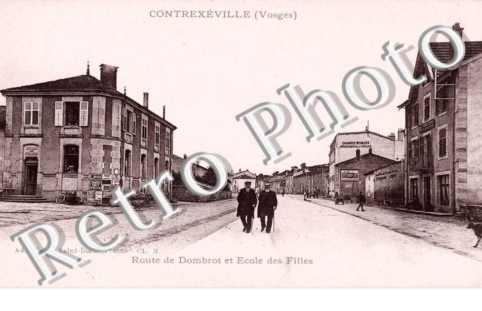 Route de Dombrot et ecoles des filles