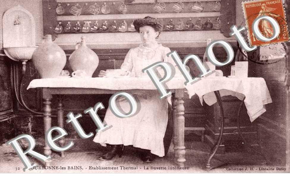 etablissement thermal, la buvette interieure