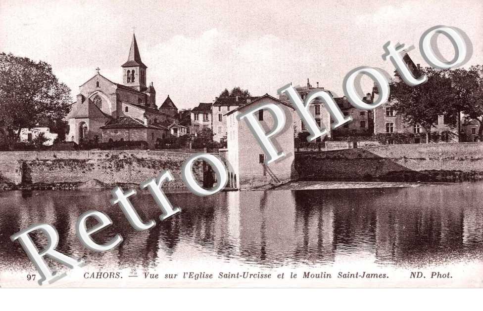 Eglise Saint Urcisse et Moulin Saint James