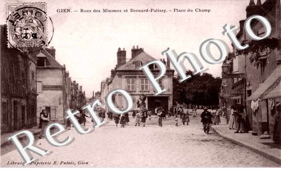 rue des Minimes et Bernard Palissy, place du champ